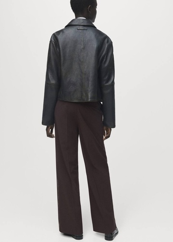 Фото ракурс 2 - Жіночі коричневі брюки Mango артикул 17077904 32 1 season