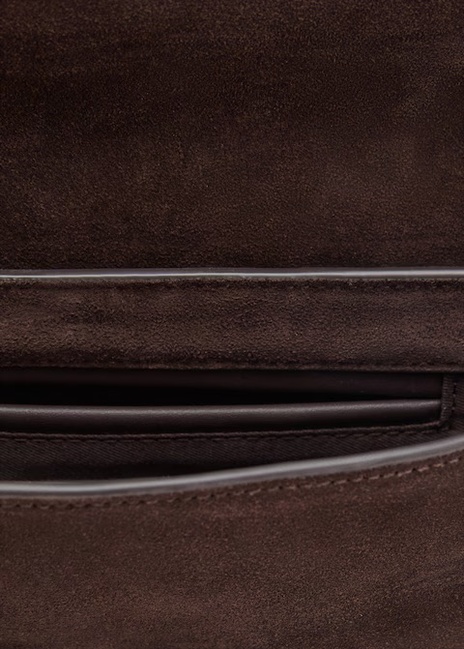 Фото ракурс 6 - Жіноча коричнева сумка Mango артикул 17022928 32 1 season