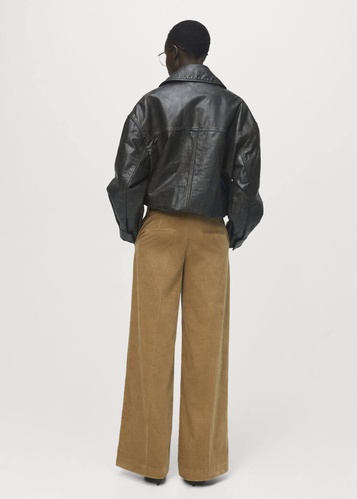 Фото ракурс 2 - Жіночі бежеві брюки Mango артикул 17067804 16 1 season