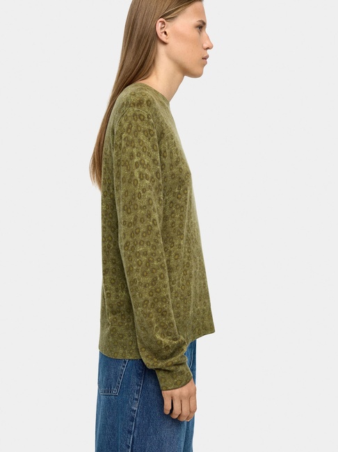 Фото ракурс 3 - Женский зеленый свитер Parfois артикул 238083 _GN FW2025