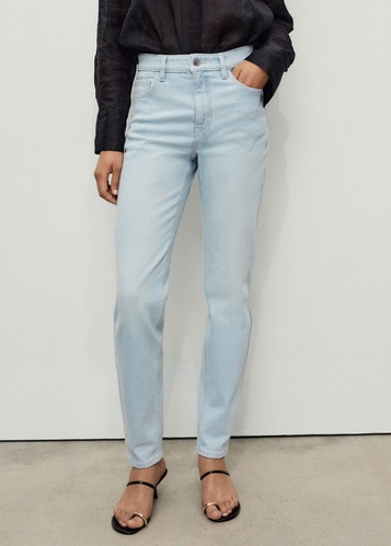 Фото ракурс 1 - Женские голубые джинсы Mango артикул 17001239 TC 1 season