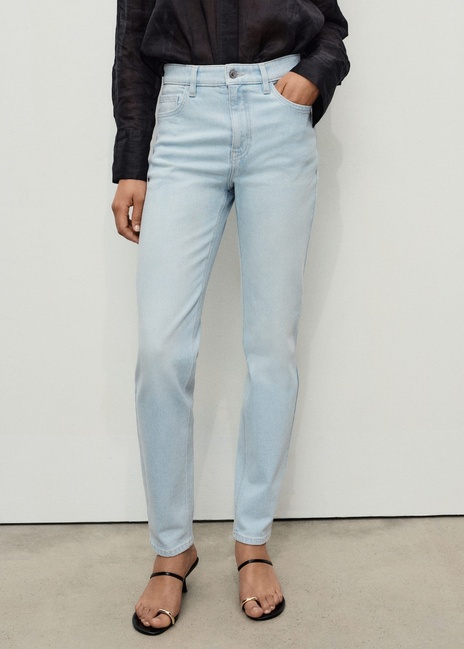Фото ракурс 1 - Женские голубые джинсы Mango артикул 17001239 TC 1 season