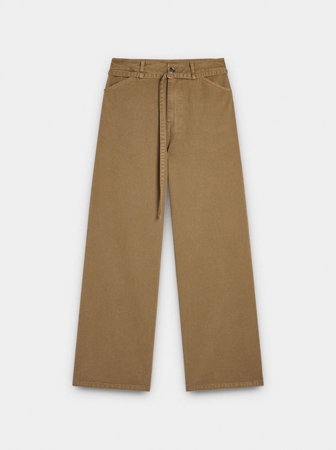 Фото ракурс 5 - Женские коричневые штаны Parfois артикул 239137 _BN FW2025