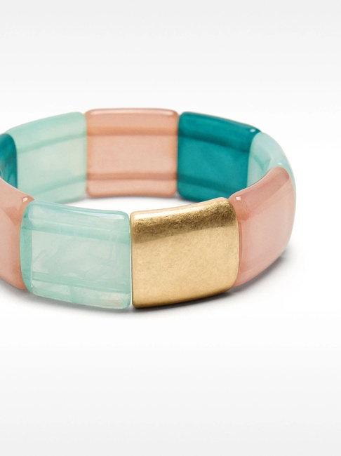 Фото ракурс 2 - Жіночий різнокольоровий браслет Parfois артикул 2297590 HMU SS2025