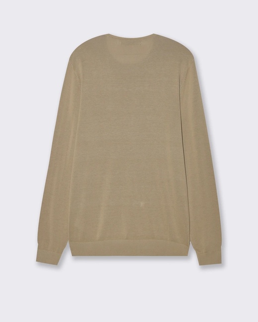 Мужской бежевый джемпер Piazza Italia артикул 64870 Beige FW2025 Фото ракурс 4 - Мужской бежевый джемпер Piazza Italia артикул 64870 Beige FW2025