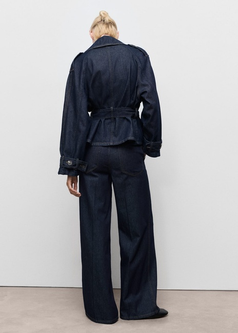 Жіночі сині джинси Mango артикул 17024124 TS 1 season Фото ракурс 2 - Жіночі сині джинси Mango артикул 17024124 TS 1 season