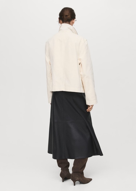 Фото ракурс 3 - Жіноча чорна спiдниця Mango артикул 17056723 99 1 season