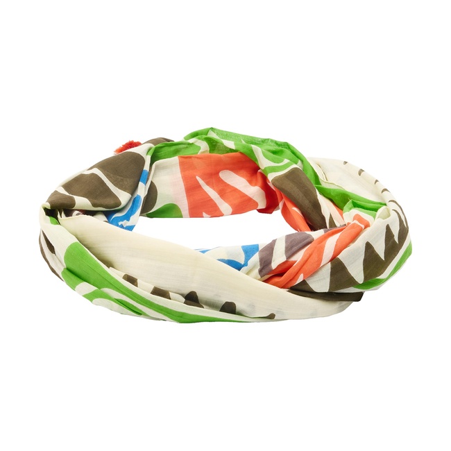 Женский розовый шарф Parfois артикул 237579 _BM FW2025 Фото ракурс 4 - Женский розовый шарф Parfois артикул 237579 _BM FW2025