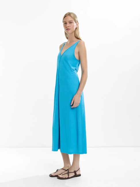 Фото ракурс 3 - Жіноча блакитна сукня Parfois артикул 232419 RBL FW2025