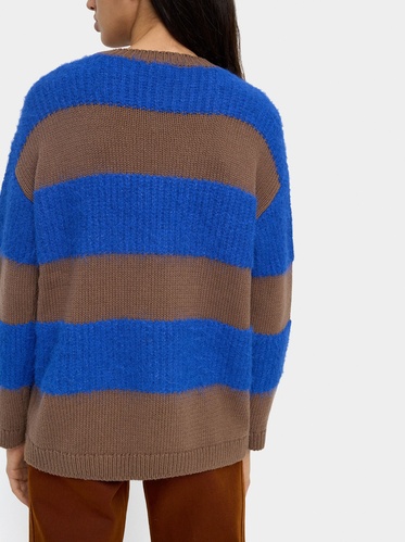 Фото ракурс 2 - Жіночий різнокольоровий светр Parfois артикул 240392 _DM FW2025