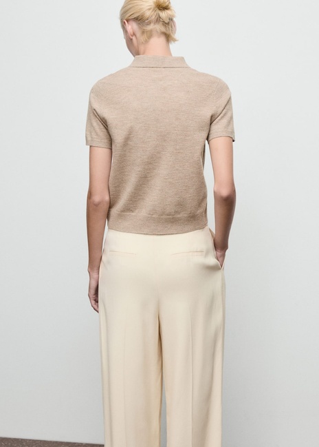 Фото ракурс 2 - Женский коричневый джемпер Mango артикул 17005816 35 1 season