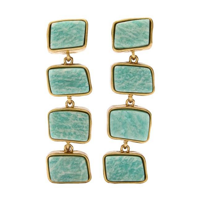 Жіночі зелені сережки Parfois артикул 237486 _HM FW2025 Фото ракурс 1 - Жіночі зелені сережки Parfois артикул 237486 _HM FW2025