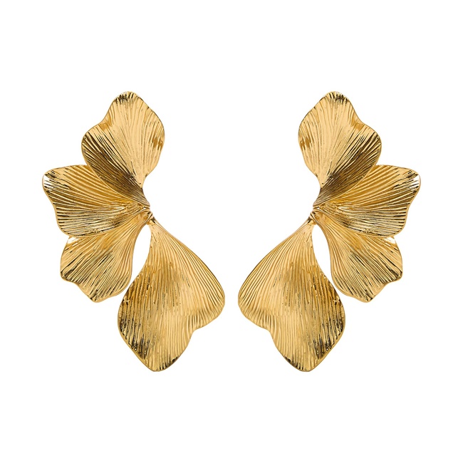 Жіночі золоті сережки Parfois артикул 237724 _GD FW2025 Фото ракурс 1 - Жіночі золоті сережки Parfois артикул 237724 _GD FW2025