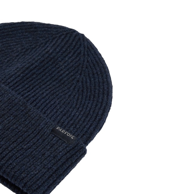 Фото ракурс 3 - Жіноча синя шапка Parfois артикул 240548 _NV FW2025