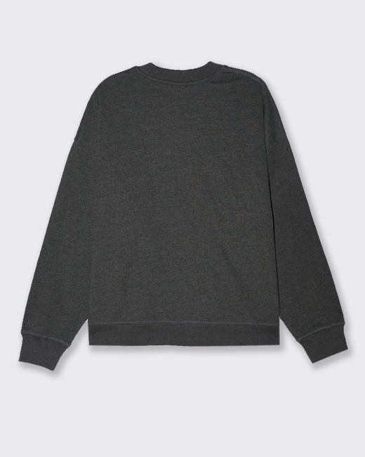 Жіночий сірий світшот Piazza Italia артикул 62687 Antracite melange FW2025 Фото ракурс 2 - Жіночий сірий світшот Piazza Italia артикул 62687 Antracite melange FW2025