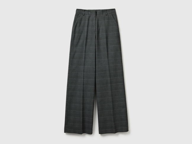 Женские серые штаны Benetton артикул 4X8MDF07F 903 25A Фото ракурс 5 - Женские серые штаны Benetton артикул 4X8MDF07F 903 25A