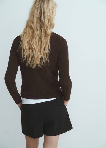 Фото ракурс 2 - Жіночий коричневий джемпер Mango артикул 17065982 32 1 season