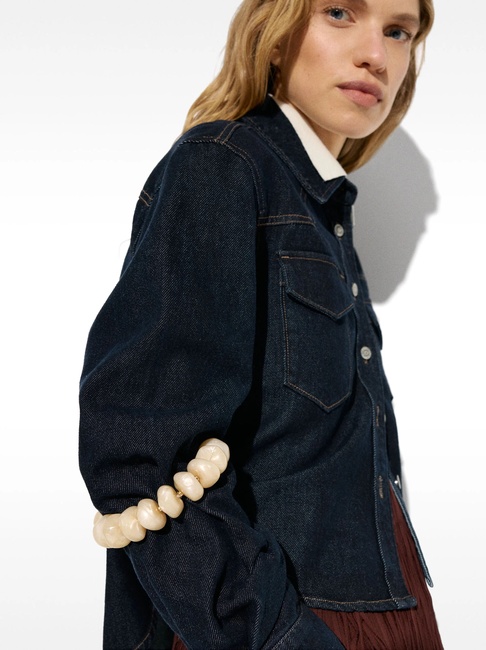 Фото ракурс 3 - Жіночий молочний браслет Parfois  артикул 232856 _IV SS2025