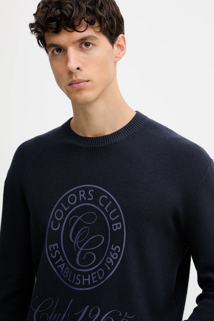 Чоловічий чорний лонгслів Benetton артикул 10C1K10AI 3C1 25A Фото ракурс 3 - Чоловічий чорний лонгслів Benetton артикул 10C1K10AI 3C1 25A