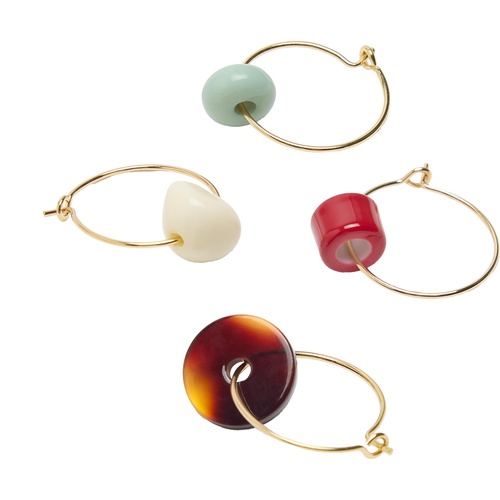 Фото ракурс 2 - Женские разноцветные серьги Parfois артикул 239727 _HM FW2025