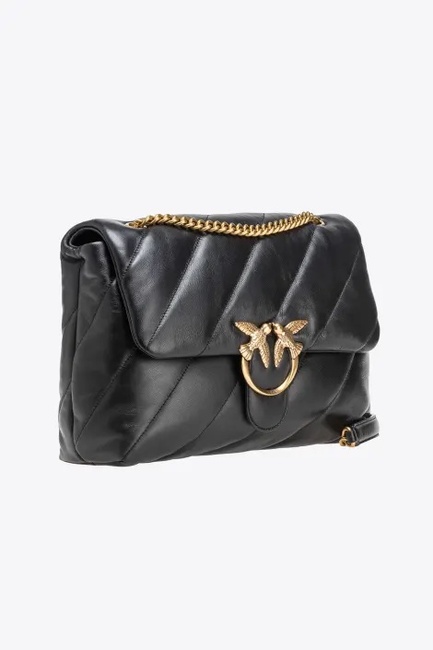 Женская черная сумка Pinko артикул 100037-A0F2 Z99Q FW2025 Фото ракурс 3 - Женская черная сумка Pinko артикул 100037-A0F2 Z99Q FW2025