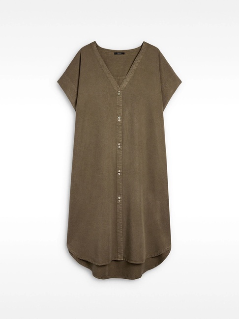 Жіноча зелена сукня Parfois артикул 236745 _KK FW2025 Фото ракурс 5 - Жіноча зелена сукня Parfois артикул 236745 _KK FW2025