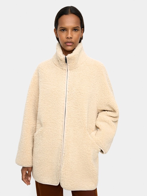 Фото ракурс 2 - Женская бежевая куртка Parfois артикул 239244 _BG FW2025