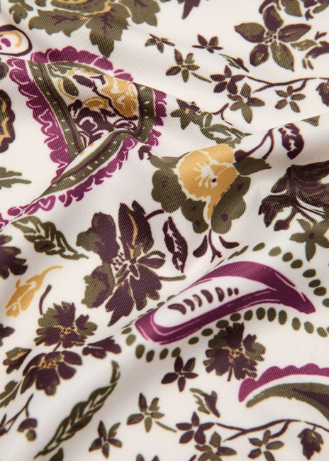 Фото ракурс 3 - Жіночий хакі шарф Mango артикул 27051197 37 2 season