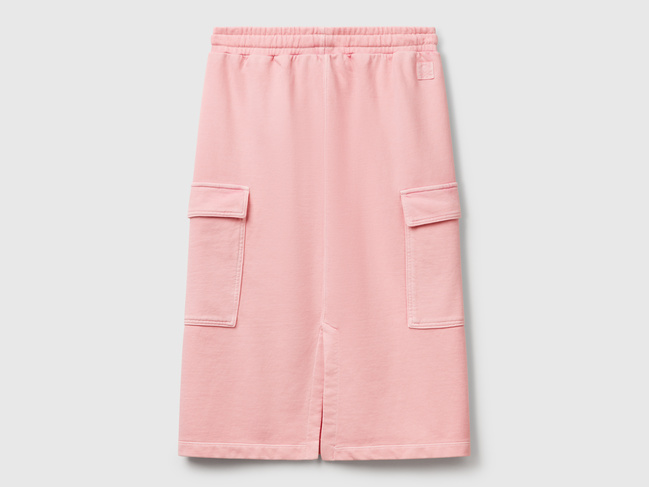 Жіноча рожева спiдниця Benetton артикул 39BLD000E 9E0 25P Фото ракурс 3 - Жіноча рожева спiдниця Benetton артикул 39BLD000E 9E0 25P