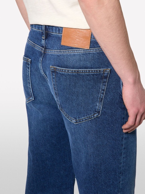 Мужские синие джинсы Sisley артикул 4W3TSE02L 902 25P Фото ракурс 5 - Мужские синие джинсы Sisley артикул 4W3TSE02L 902 25P