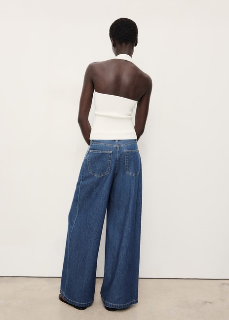 Женские синие джинсы Mango артикул 17001212 TS 1 season Фото ракурс 2 - Женские синие джинсы Mango артикул 17001212 TS 1 season