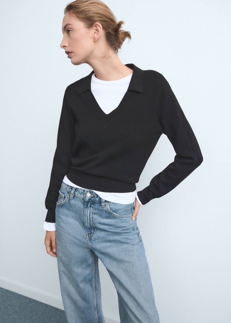 Жіночі сині джинси Mango артикул 17034103 TM 1 season Фото ракурс 4 - Жіночі сині джинси Mango артикул 17034103 TM 1 season