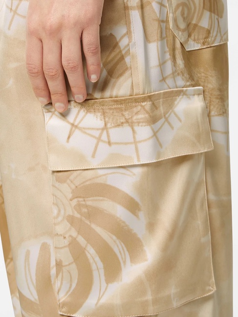 Жіночі бежеві брюки SCOTCH & SODA артикул ULH00588F U207 SS2025 Фото ракурс 4 - Жіночі бежеві брюки SCOTCH & SODA артикул ULH00588F U207 SS2025