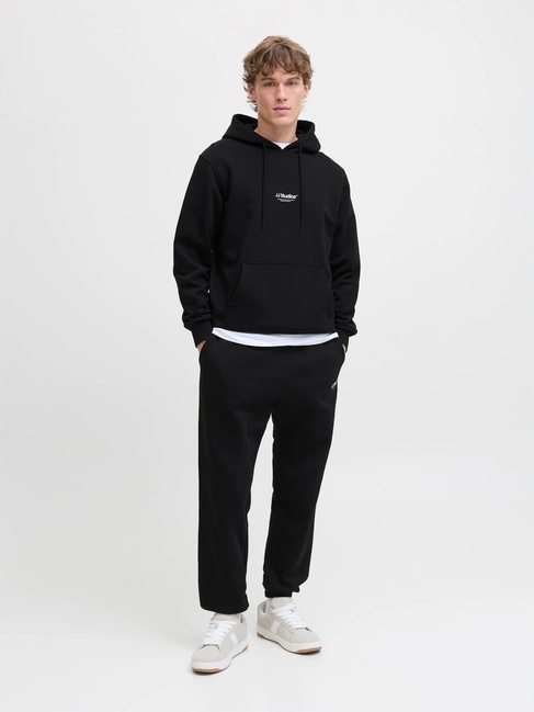 Фото ракурс 5 - Чоловічі чорні штани Jack & Jones артикул 12278943 Black FW2025