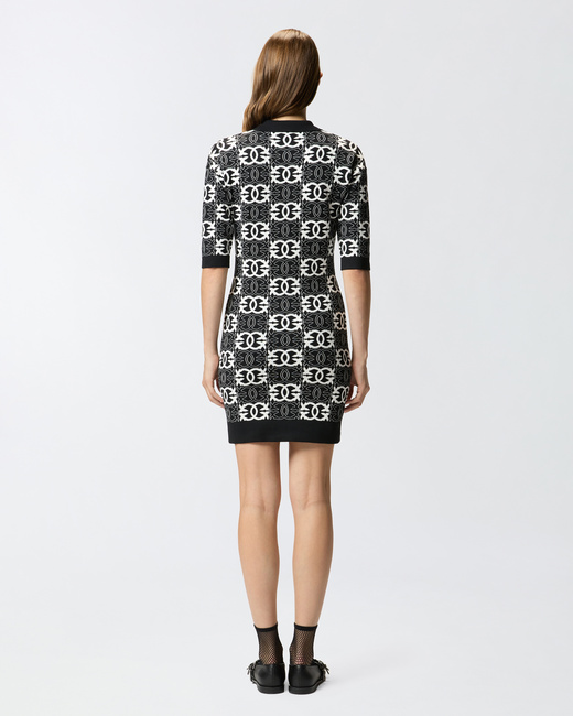 Фото ракурс 2 - Женское серое платье Pinko артикул 106039-A2YD ZZ2 FW2025