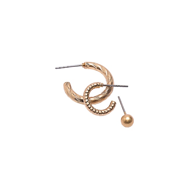 Фото ракурс 2 - Жіночі золоті сережки Parfois артикул 242317 _GD SS2026