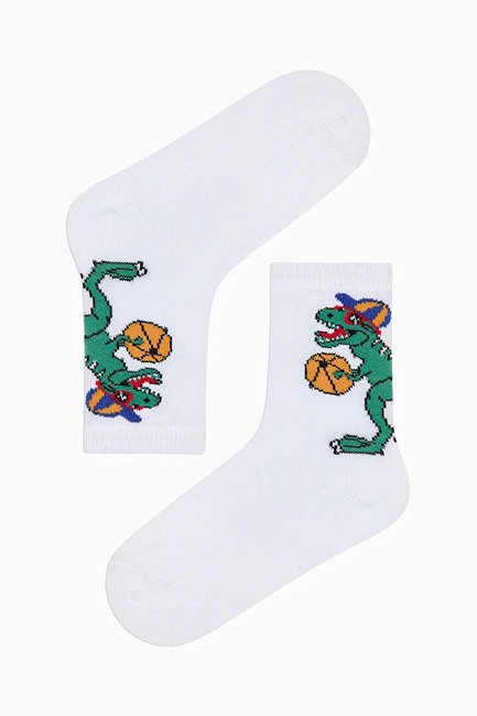 Бело-зеленые носки для мальчиков Penti артикул PHJL6I2425IY MIX 25SS Фото ракурс 3 - Бело-зеленые носки для мальчиков Penti артикул PHJL6I2425IY MIX 25SS