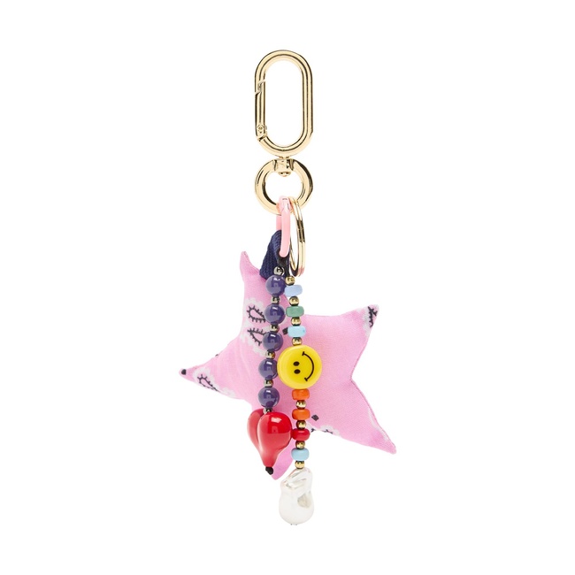 Женский розовый брелок Parfois артикул 234389 _BM FW2025 Фото ракурс 1 - Женский розовый брелок Parfois артикул 234389 _BM FW2025