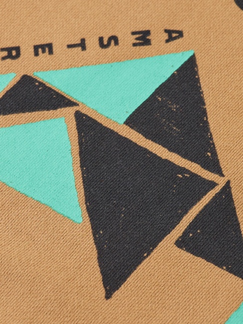 Фото ракурс 7 - Мужской бежевый свитшот SCOTCH & SODA артикул 181522 260 FW2025