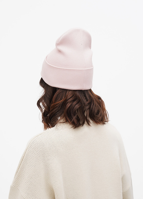 Фото ракурс 2 - Женская розовая шапка EQUILIBRI артикул W SW Hat Aksel Pink FW2024