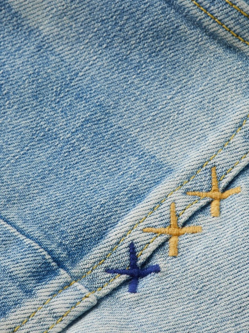 Фото ракурс 7 - Чоловічі блакитні джинси SCOTCH & SODA артикул 180866 410 FW2025