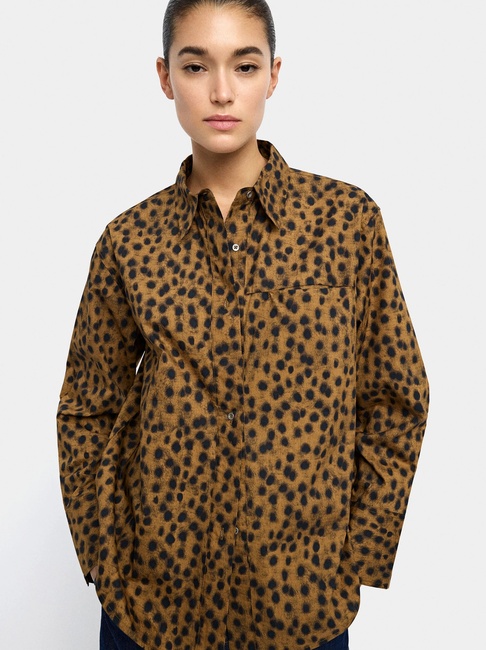 Жіноча коричнева блузка Parfois артикул 238116 _BM FW2025 Фото ракурс 1 - Жіноча коричнева блузка Parfois артикул 238116 _BM FW2025