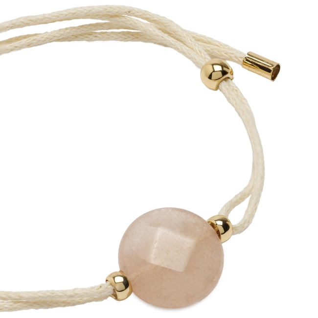 Фото ракурс 2 - Женский молочный браслет Parfois артикул 229953 _RD FW2025