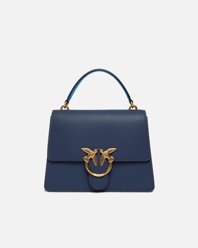 Фото ракурс 1 - Женская синяя сумка Pinko артикул 100066-A2JZ EE2Q FW2025
