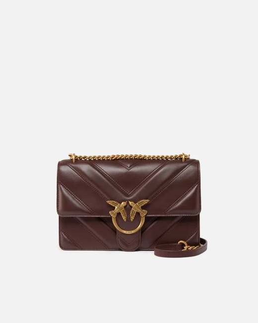 Фото ракурс 1 - Женская коричневая сумка Pinko артикул 104549-A26Z W36Q FW2025