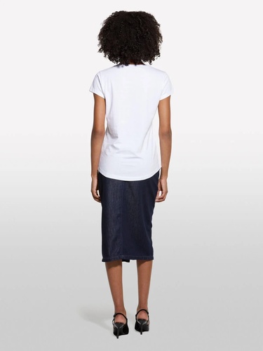 Фото ракурс 2 - Жіноча біла футболка Sisley артикул 3I1XL107Z 921 25A