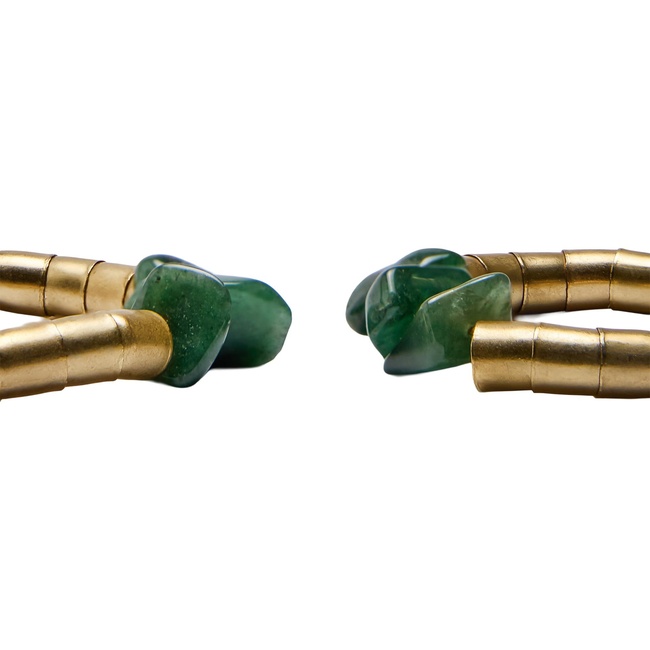 Фото ракурс 2 - Женские золотые серьги Parfois артикул 237469 _ID FW2025