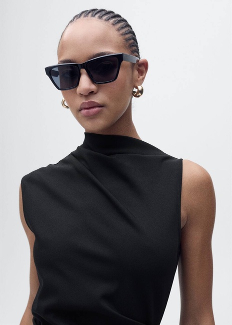 Фото ракурс 4 - Жіноча чорна сукня Mango артикул 87055764 99 8 season