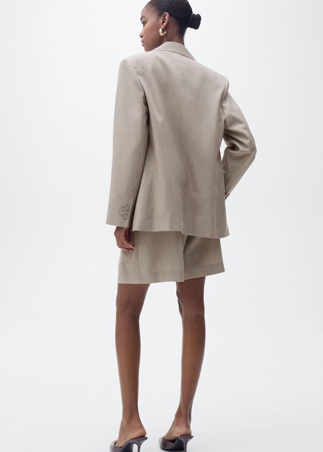 Фото ракурс 2 - Жіночий коричневий пiджак Mango артикул 87097186 35 8 season