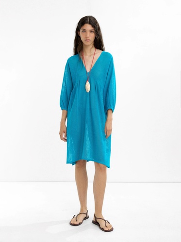 Фото ракурс 1 - Жіноча бірюзова сукня Parfois артикул 235284 _TQ FW2025